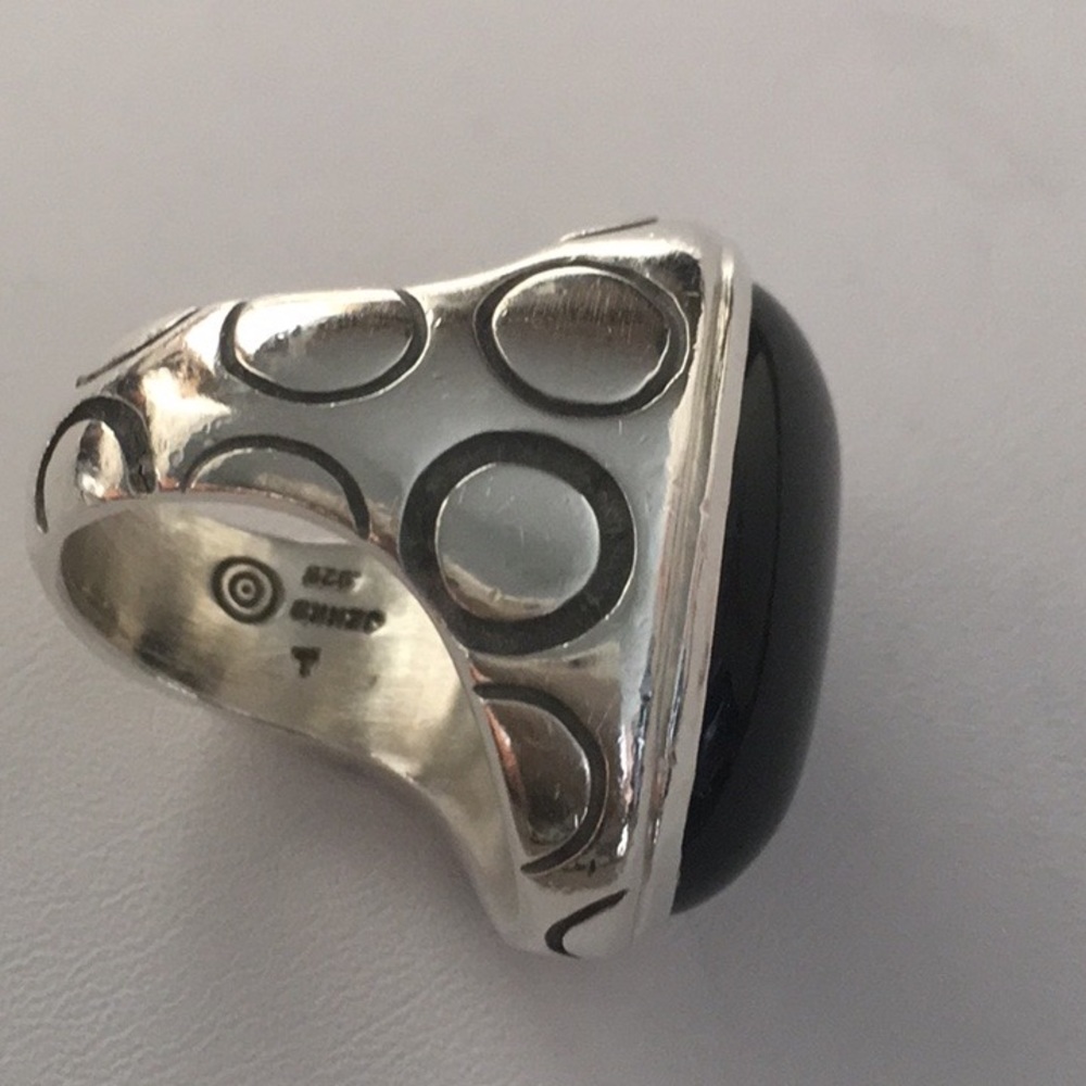 Lisa Jenks Mood Black Onyx Sterling Silver Ring